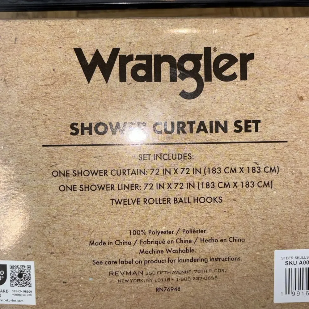 Wrangler shower curtain